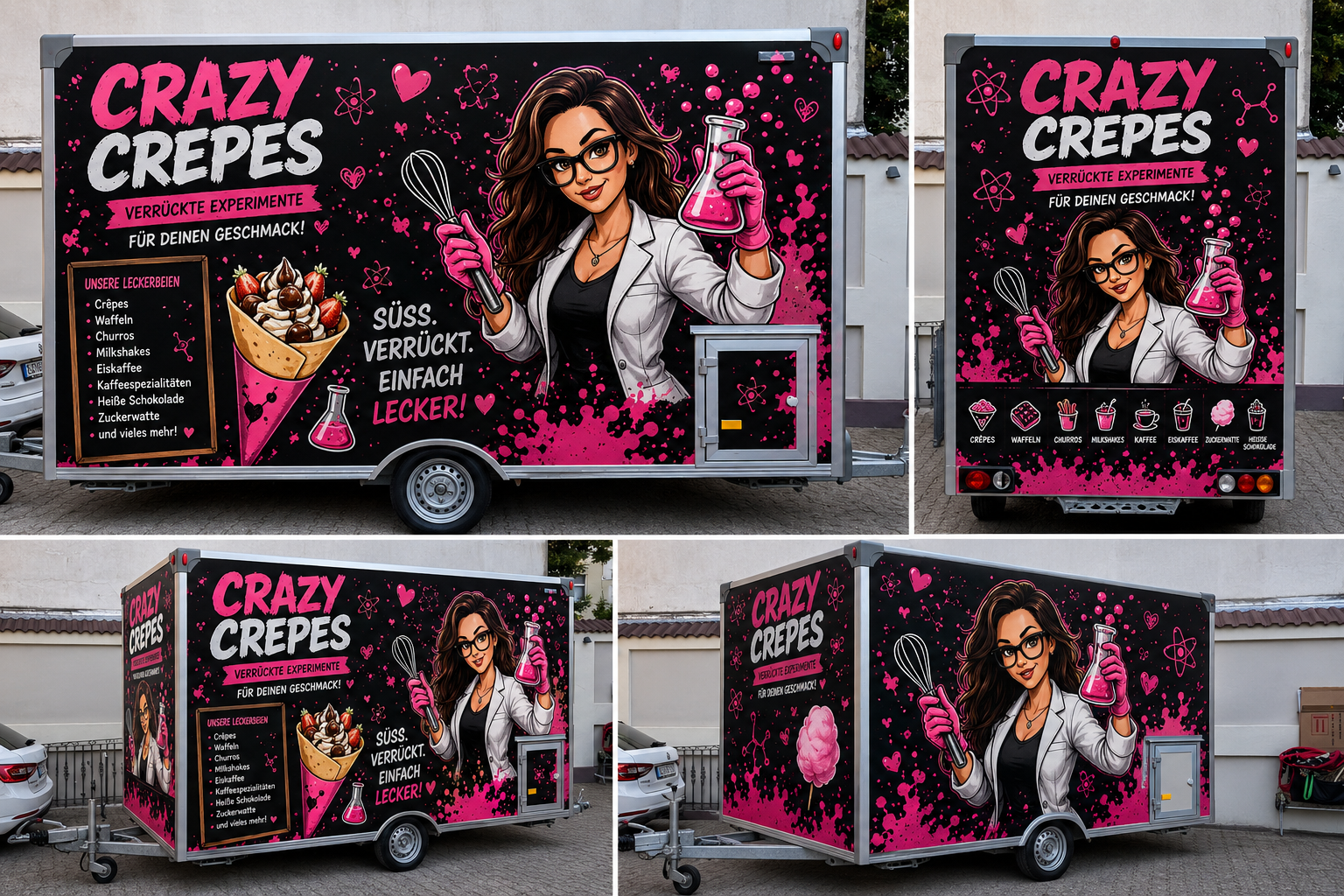 Crazy Crepes Anhänger